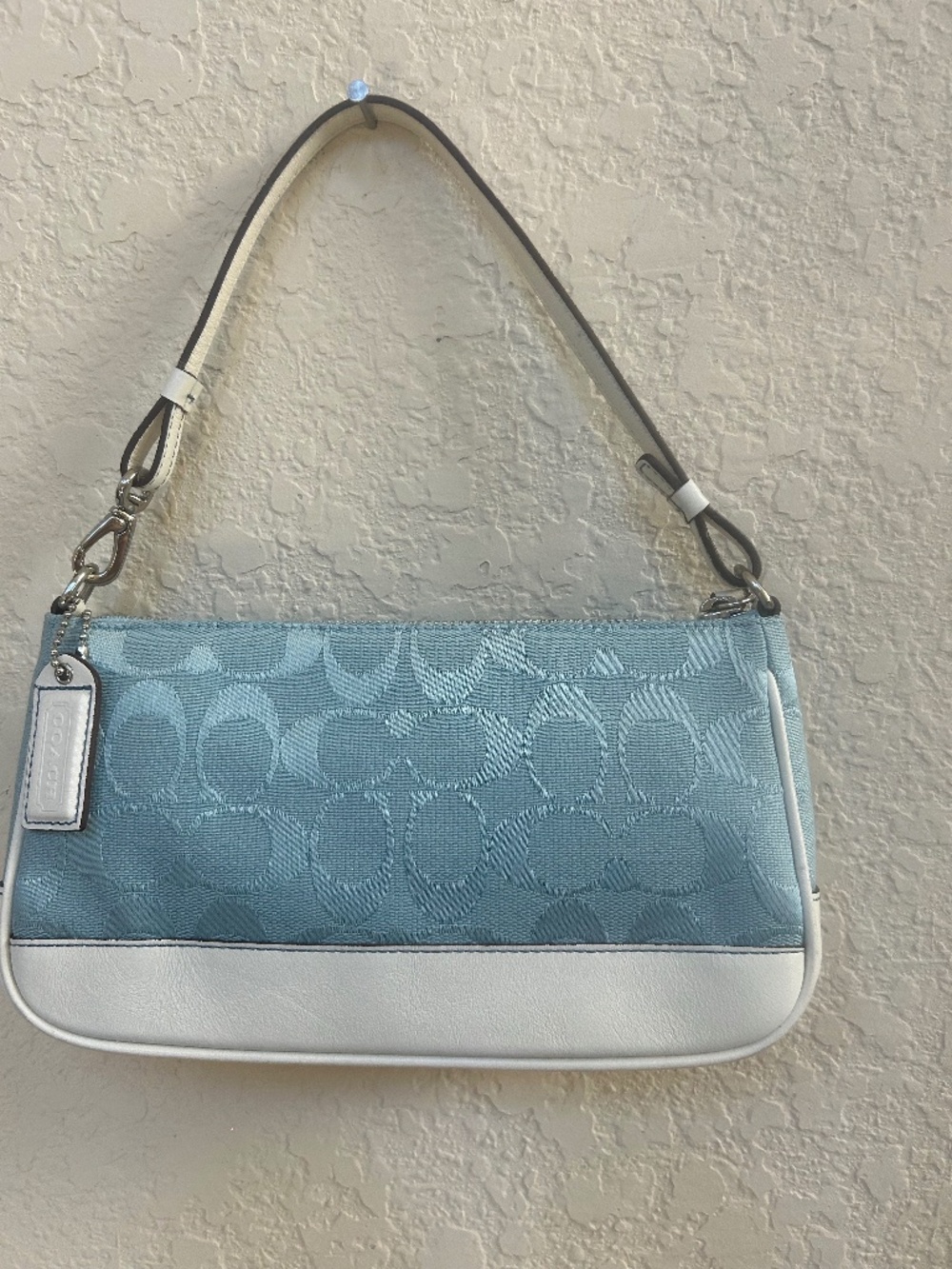 Coach Hampton Signature Demi Pouch Baguette Bag. Vintage.NWOT